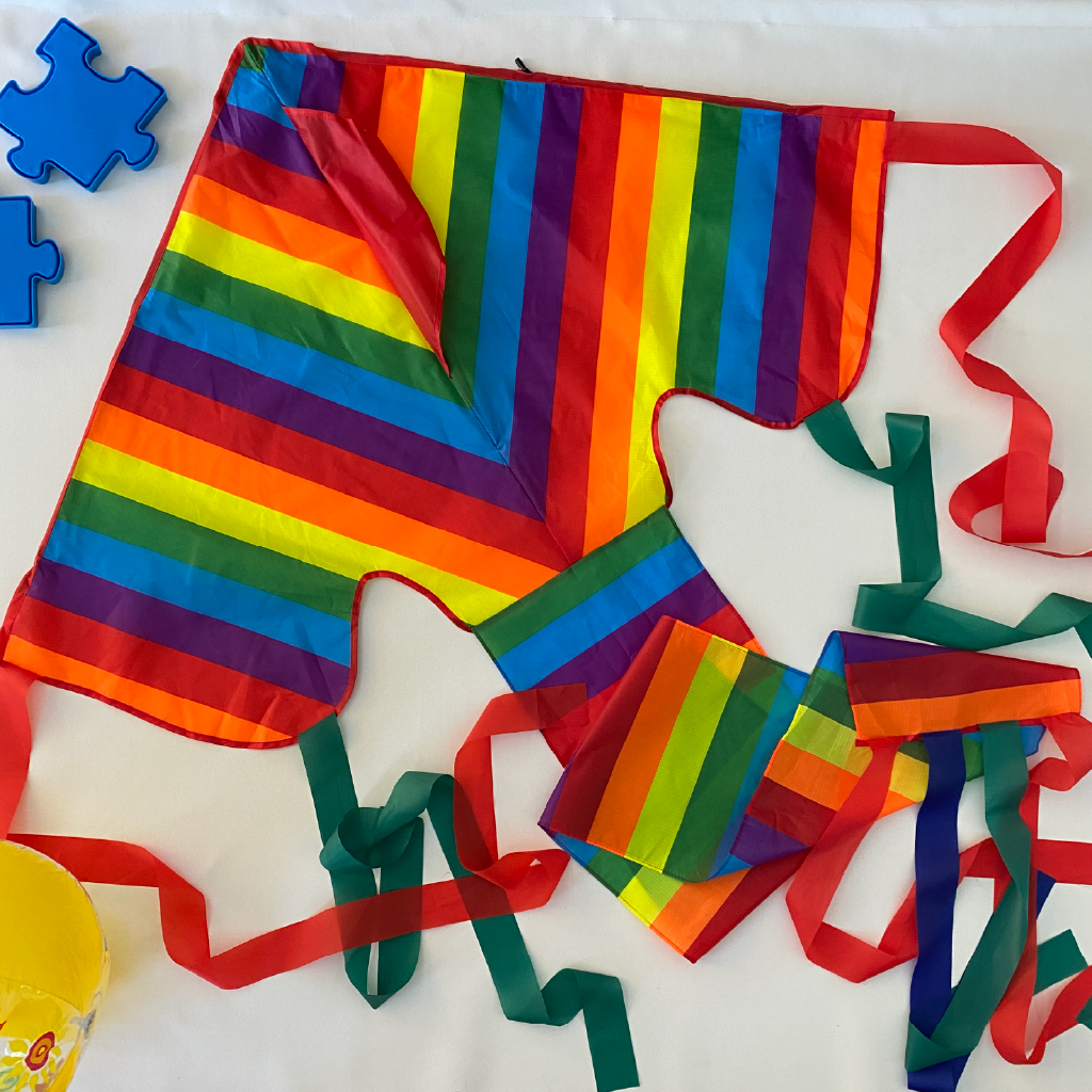 Large Rainbow - Single Line Kite - Image 3