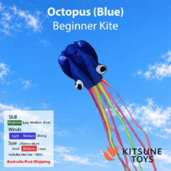 Octopus (Blue) - Beginner Kite