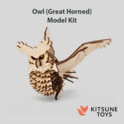 Owl (Great Horned Owl) Model Kit