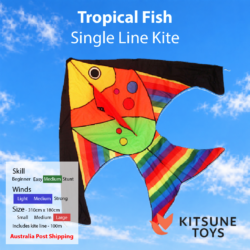 Tropical Fish - Single Line Kite