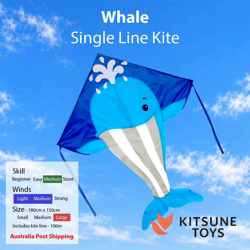 Whale - Single Line Kite